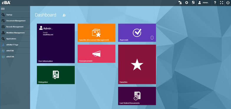 eBA Workflow & Document Management